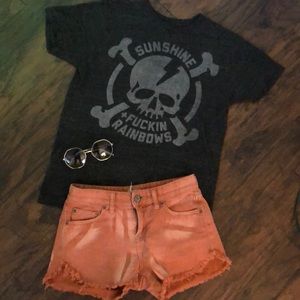 Sunshine and fucking rainbows tee